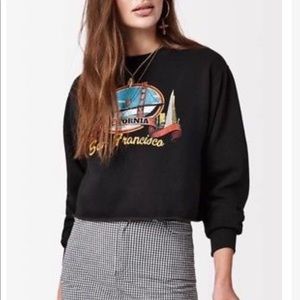 Brandy Melville San Francisco Cropped Crewneck